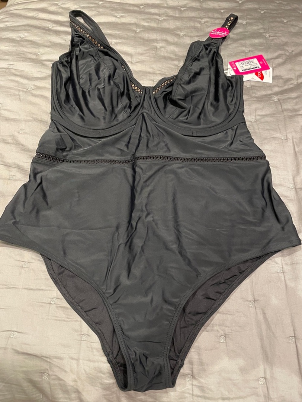Curvy Kate Black Women’s One-Piece Swimsuit with Underwire Support